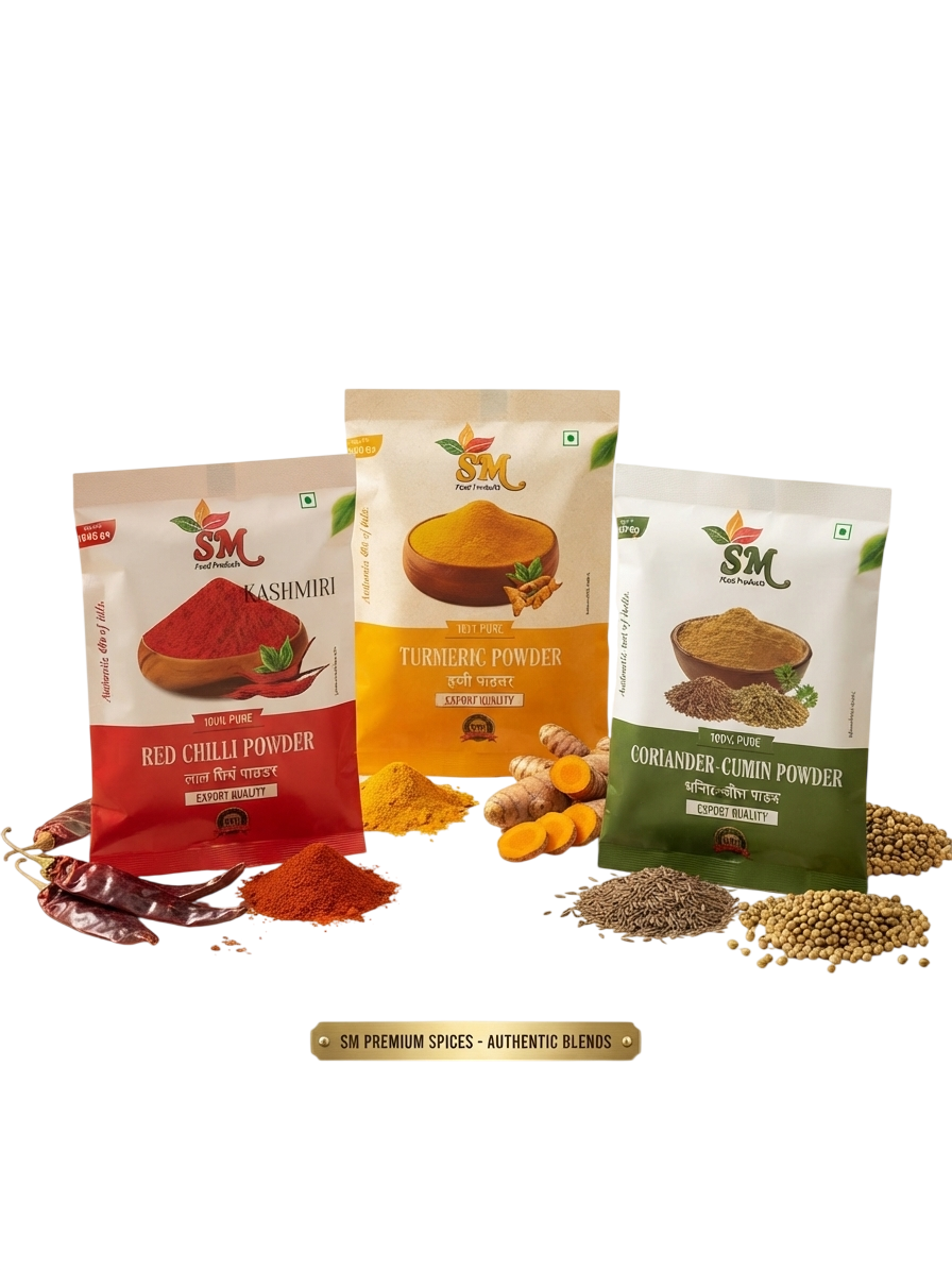 SM Food Products Indian spice collection