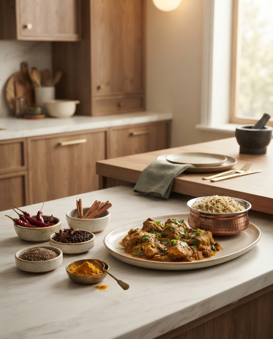Indian spices prepared for modern kitchens